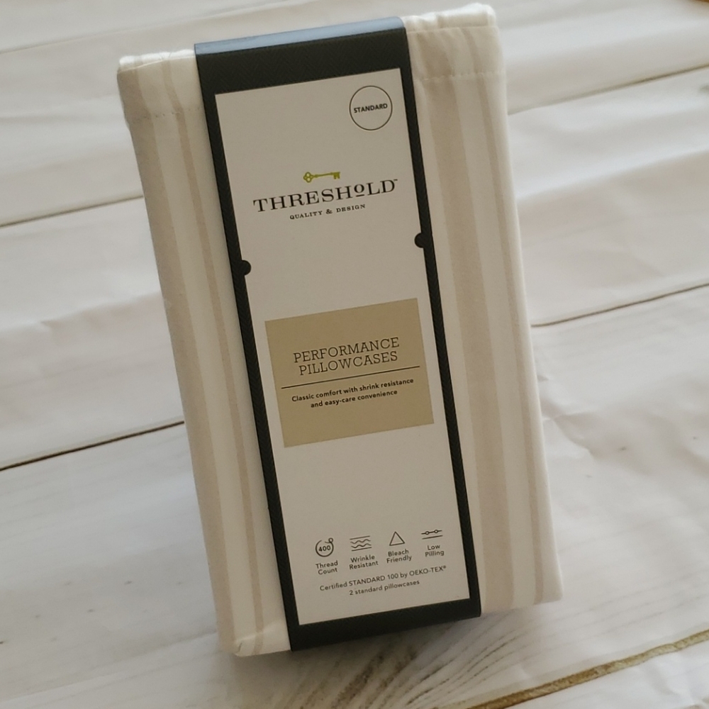 NWT Threshold Standard Pillowcases